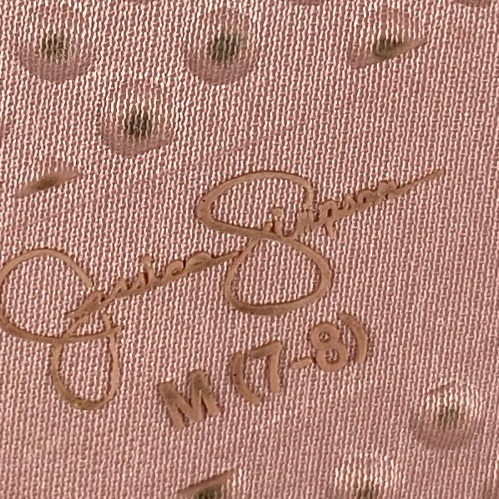 Jessica Simpson fluffy faux fur cross-band slide slippers in mauve pink Sz M 7-8 - Picture 6 of 8